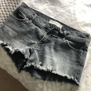 Black Abercrombie & Fitch Denim Shorts (size 24)